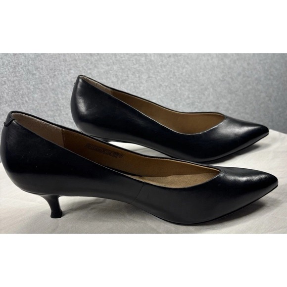 Vionic Josie Black Pumps Kitten Heel Pointed Toe Women's Size 7.5 - Picture 7 of 12